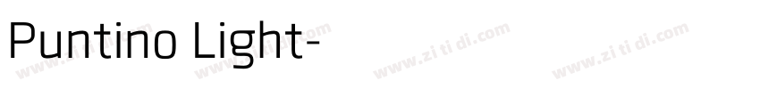 Puntino Light字体转换